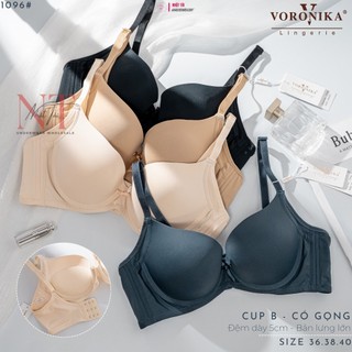   size 36-40  Áo ngực trơn cup B đệm dày 4cm bản to che mỡ lưng nách mặc áo dài 