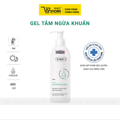 Gel Tắm Giảm Khuẩn Ziaja Med 400ml Làm Sạch Dịu Nhẹ, Không Gây Khô Da EUPC STORE