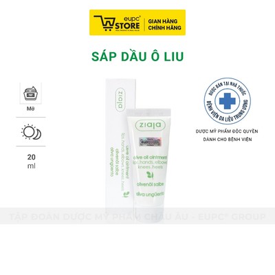 Sáp Dầu Ôliu Dưỡng Môi Ziaja 20ml Phù Hợp Cho Trẻ Em Trên 3 Tháng Tuổi EUPC STORE