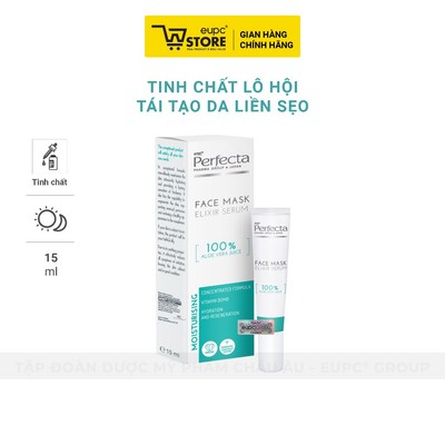 Tinh Chất Lô Hội Tái Tạo Da Liền Sẹo Perfecta 15ml Giúp Dưỡng Ẩm Hỗ Trợ Làm Mờ Sẹo EUPC STORE