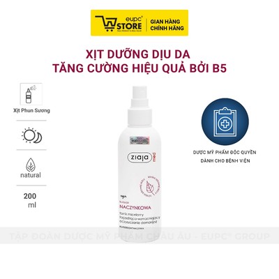 (T4/2026) Toner Dưỡng Dịu Da Dạng Xịt Tăng Cường Hiệu Quả Bởi B5 Ziaja Med 200ml Dịu Nhẹ Cho Da, Giảm Mẩn Đỏ EUPC STORE