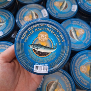 TRỨNG CÁ MUỐI ĐEN NHÂN TẠO 100G - hương vị trứng cá tầm - nội địa Nga