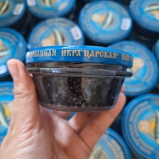 TRỨNG CÁ MUỐI ĐEN NHÂN TẠO 100G - hương vị trứng cá tầm - nội địa Nga