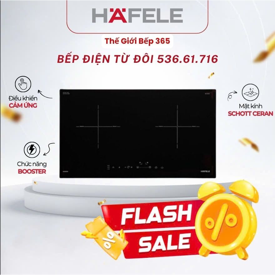 Bếp Từ Âm HC-I2712A Hafele 536.61.716 - Thiết Kế Sang Trọng, Cảm Ứng Nhạy, Tiết Kiệm Điện