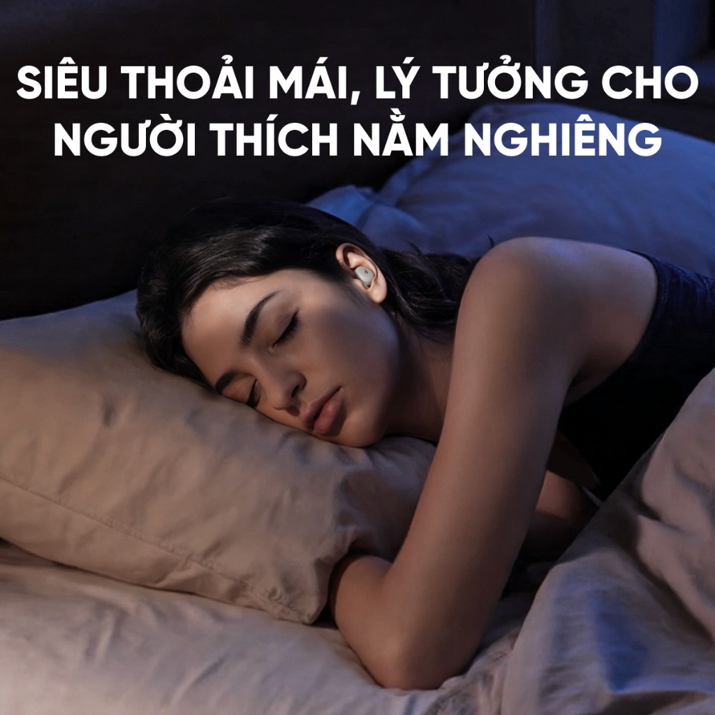 Tai nghe ngủ Soundcore Sleep A30 |Theo dõi giấc ngủ | Làm dịu tiếng ngáy | Âm thanh sóng não AI | BigBuy360 - bigbuy360.vn
