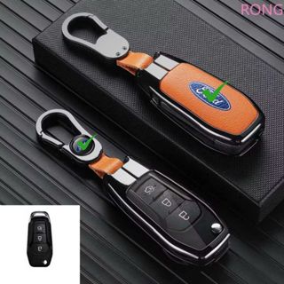  Ốp Chìa Khóa Gập Ranger XL XLS XLT - Bao Chìa Khóa Ranger Bằng Hợp Kim Phối Da Cao Cấp 