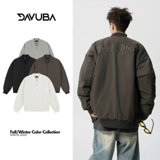   DAVUBA  Áo Khoác Bomber Gió Nam Nữ Thêu Nổi 2 Lớp Trượt Nước Cản Gió SM151 