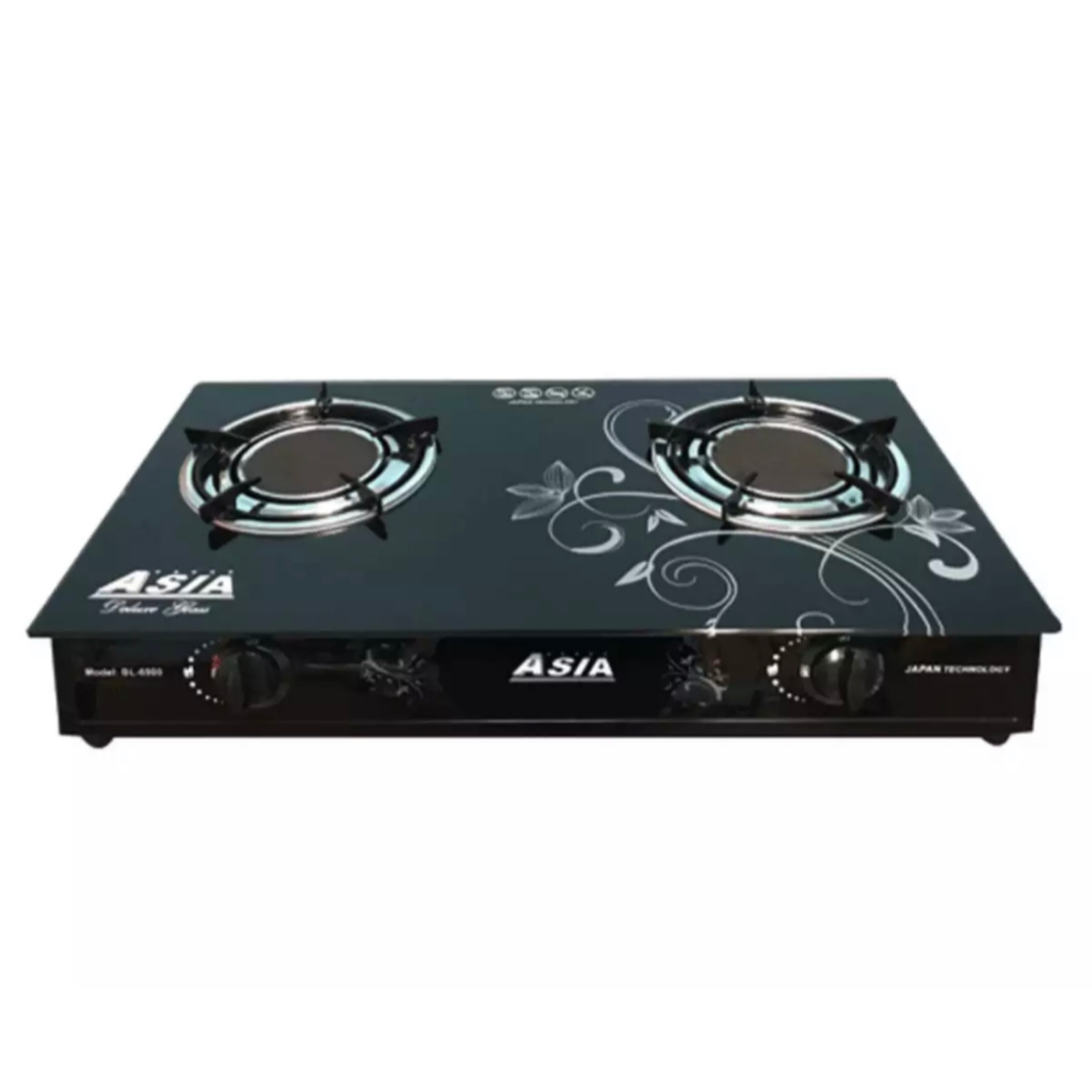 Bếp gas hồng ngoại đường kính lớn 12.5cm có 2 vòng nhiệt cao cấp Asia- Hoa văn ngẫu nhiên - Hàng chí