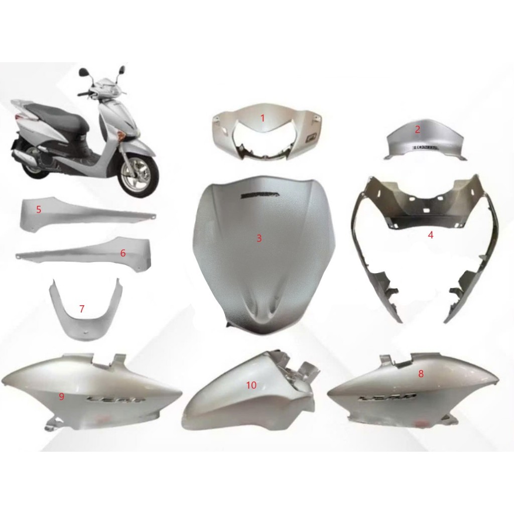 dàn áo LEAD 110 màu BẠC 2009 2010 2011 ( bán lẻ từng món )