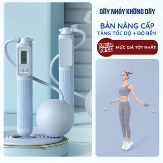  Dây Nhảy Không Dây Hỗ Trợ Giảm Cân Đốt Mỡ   Đếm Số Đo calo  Thể dục Tập Gym 