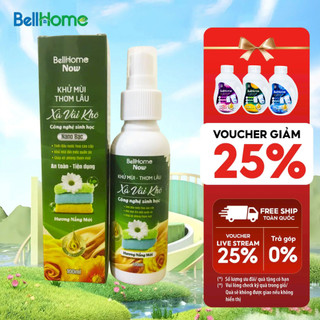 Xả Vải Khô BellHome NOW Hương Nắng Mới 100ml, Khử mùi ẩm mốc, kháng khuẩn, mềm vải, lưu hương lâu