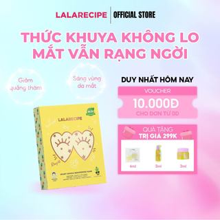 [1 Hộp] Mặt Nạ Thạch Dưỡng Da Vùng Mắt LALARECIPE Hỗ Trợ Dưỡng Sáng Da, Giảm Quầng Thâm, Mờ Nếp Nhăn