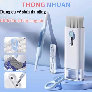 Dụng cụ vệ sinh siêu sạch bụi tai nghe, bút vệ sinh bàn phím, vệ sinh tai nghe phù hợp với AirPods 4 3 2 1 Pro thế hệ 3