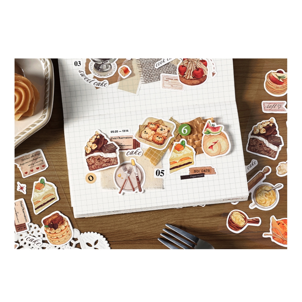 Sticker nhật ký daily Food and Drink / thekraftvn