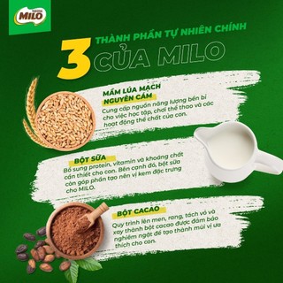 Thức uống lúa mạch Nestlé Milo nguyên chất 400g (hũ nhựa)