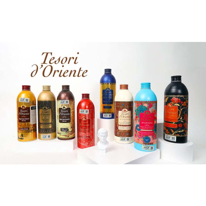 Sữa Tắm Tesori d'Oriente Hương Nước Hoa Ý Nhiều Mùi Aromatic Bath Cream