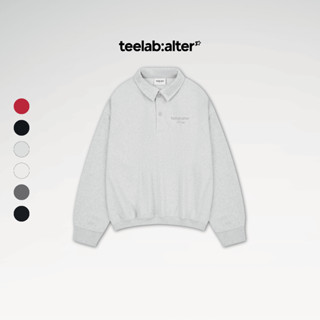  Áo Polo Sweater Teelab Nỉ Chân Cua Basic Logo Unisex Nam Nữ Local Brand HD125 