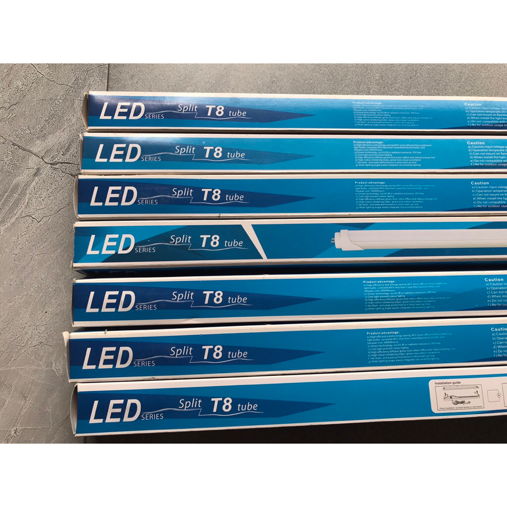 Đèn tuýp led nhôm nhựa 10W T8 60cm ánh sáng trắng