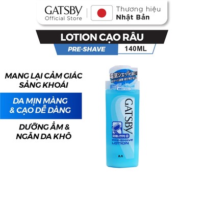 Nước cạo râu GATSBY Pre-Shave Lotion R 140ml