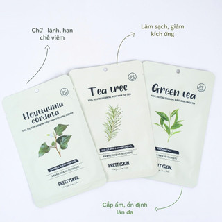Mặt nạ dưỡng da Pretty Skin Total Solution Essential Sheet Mask 23g (Miếng)