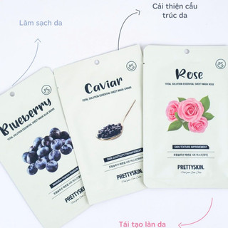 Mặt nạ dưỡng da Pretty Skin Total Solution Essential Sheet Mask 23g (Miếng)