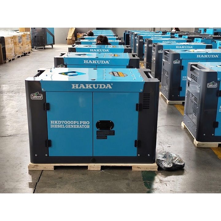 Máy Phát Điện Chạy Dầu 5KW Hakuda HKD5000P1