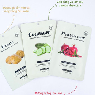 Mặt nạ dưỡng da Pretty Skin Total Solution Essential Sheet Mask 23g (Miếng)