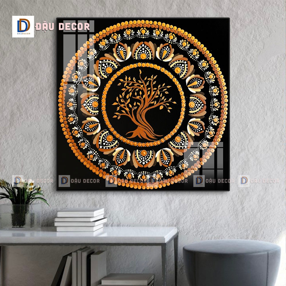 Tranh Madala decor  phòng khách, phòng ngủ, ....tạo điểm nhấn cho không gian nhà bạn D2