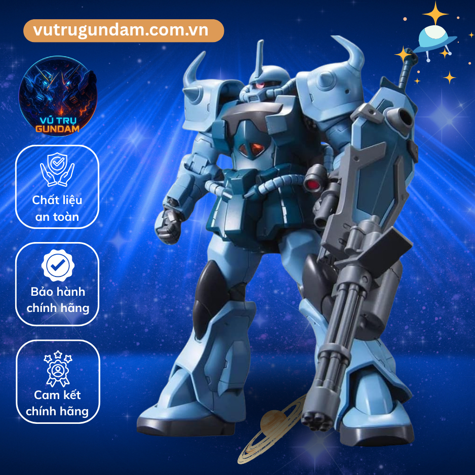 Mô Hình Gundam Gouf Custom Model Kit HGUC 1/144 Chính Hãng Với Chất Liệu Nhựa Cao Cấp GD18