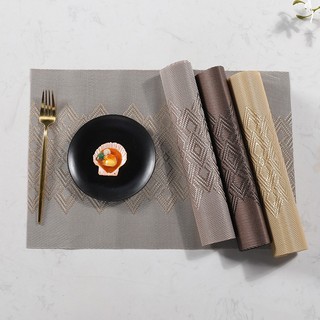 Tấm Lót Bàn Ăn Viền Sọc Phong Cách Bắc Âu-THAM06