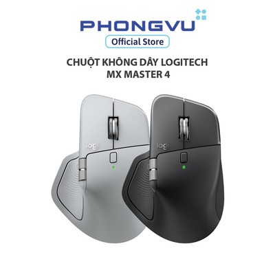 Chuột không dây Logitech MX Master 4 - Ergonomic - 8000 DPI - Kết nối 3 thiết bị - Bảo hành 12 tháng