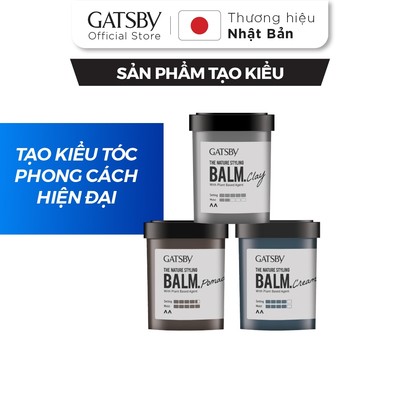 Sáp vuốt tóc tạo kiểu tóc tự nhiên GATSBY The Nature Styling Balm