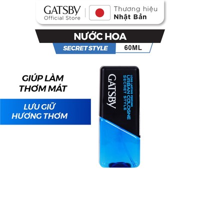 Nước hoa GATSBY Urban Cologne Secret Style 60ml