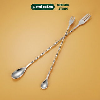 Muỗng/Thìa pha chế bar spoon 26cm hoặc 32cm (thìa bar, muỗng khuấy, thìa khuấy)