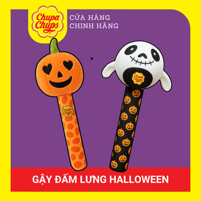 [Quà tặng không bán] Gậy đấm lưng Chupa Chups hình dáng Halloween