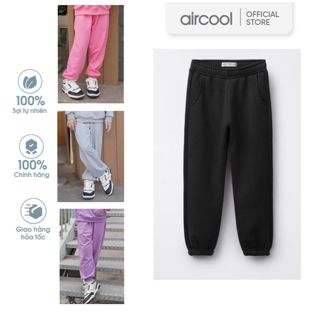  Quần nỉ bé gái bé trai Aircool mềm đẹp dáng thể thao cho Bé-QDBG02 