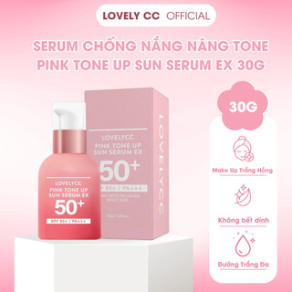  Serum Chống Nắng LovelyCC Pink Tone Up SPF50+ PA++++ 30ml – Nâng Tông Ngăn Tia UV Dưỡng Da 