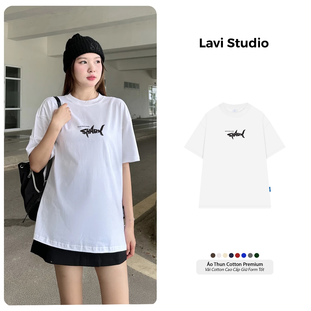 Áo thun Local Brand Lavi Studio/ Shark | BigBuy360 - bigbuy360.vn
