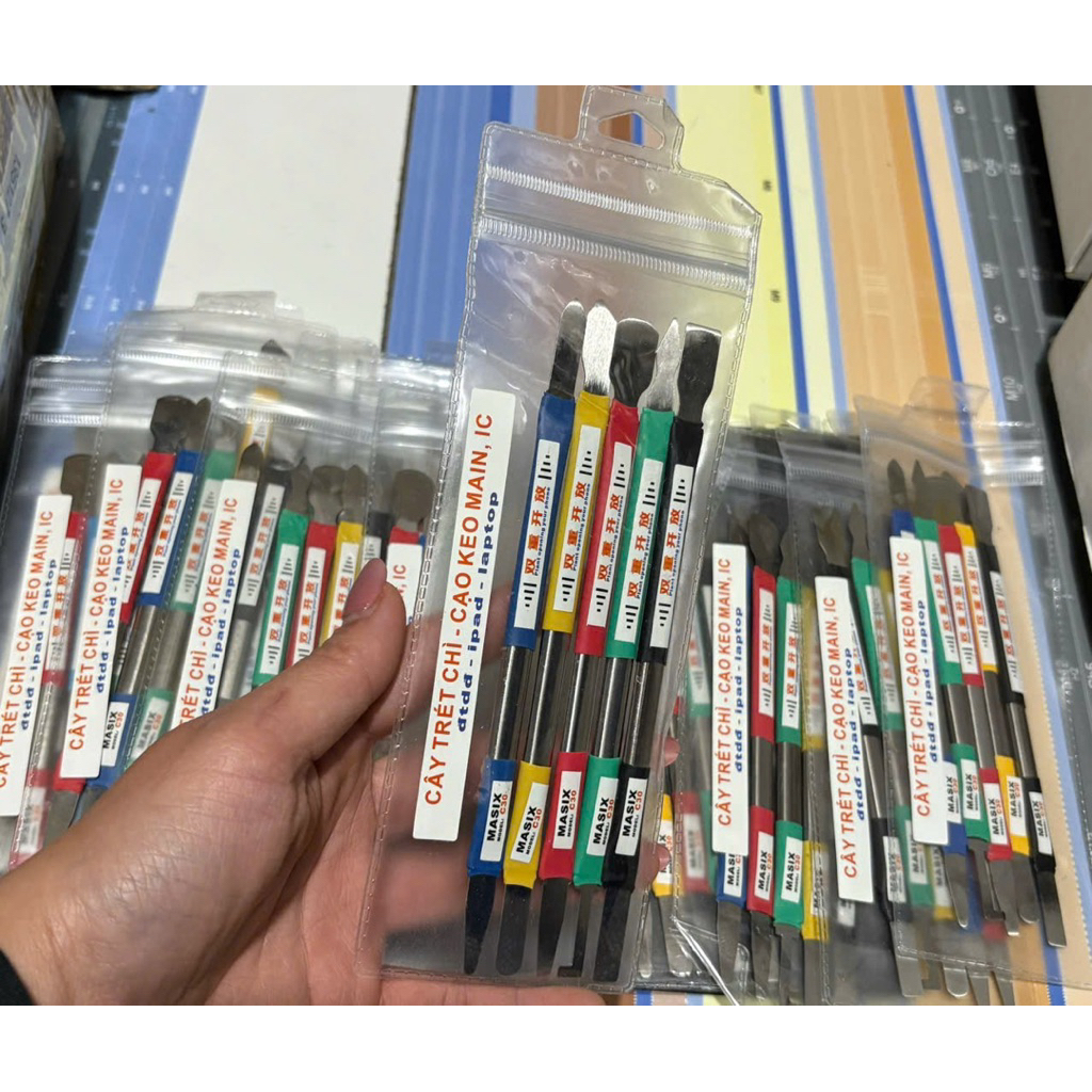 Combo 5 món Cây trét chì - cạo keo main IC