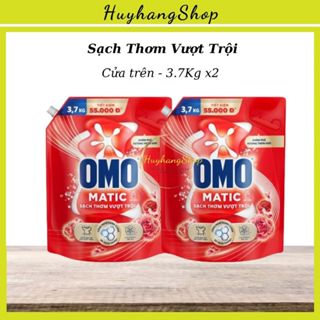   Hỏa Tốc  COMBO 2 túi Nước giặt OMO Matic Sạch Thơm Vượt Trội túi 3.7kg | Huyhangshop 