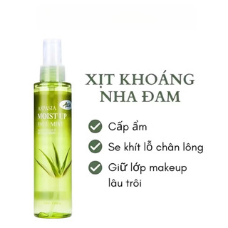   HOẢ TỐC  Xịt Khoáng Nha Đam Aspasia Dưỡng Ẩm Da – Cấp Ẩm Làm Dịu Da Giữ Lớp Makeup Lâu Trôi 120ml 