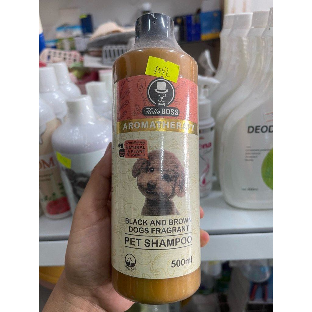Sữa tắm Hello Boss 500ml cho chó lông nâu đỏ vs đen