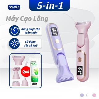  KEMEI Máy Cạo Lông Vùng Kín Nách Bikini Chân Tay Mini Cho Nữ Nam,Tông Đơ Cạo Lông Vùng Kín 