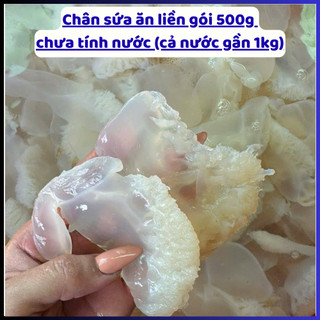 500g Chân Sứa Ăn Liền (Đóng Túi Gần 1kg Cả Nước) – Sẵn Sàng Sử Dụng, Giòn Ngon, Tiện Lợi