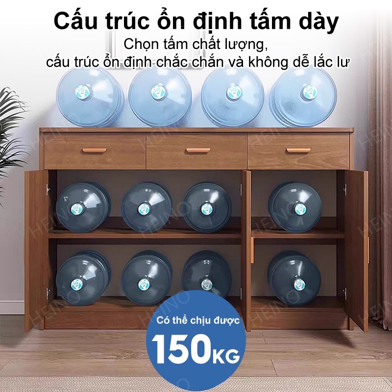 HEINO tủ đựng đồ đa ngăn hiện đại chứa chất liệu gỗ MDF chống thấm tủ trưng sang trọng đa năng | BigBuy360 - bigbuy360.vn