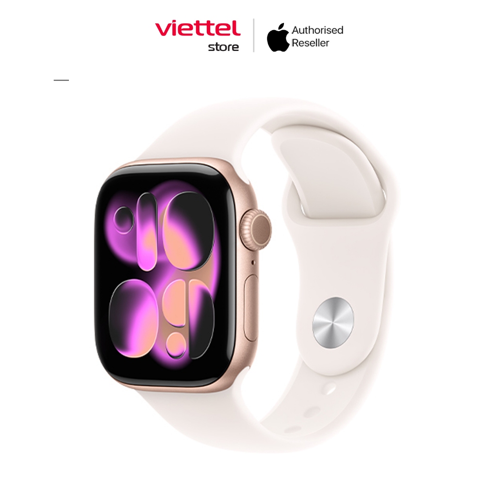 Apple Watch Series 11 Viền Nhôm GPS 46mm Dây cao su S/M Chính hãng