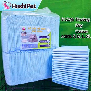 Tã lót cho chó mèo loại dày than hoạt tính khử mùi dùng lót chuồng, lót khay vệ sinh cho chó mèo size XL, L, M, S