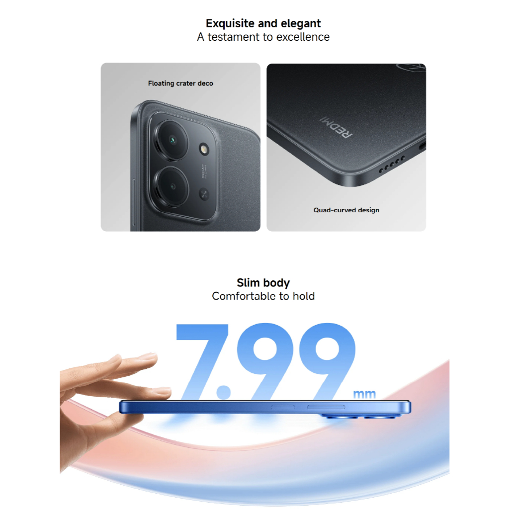 Điện thoại di động Redmi 15C 4GB/128GB Hỗ trợ NFC - Chính hãng (Nguyên Seal Chưa Active) | BigBuy360 - bigbuy360.vn