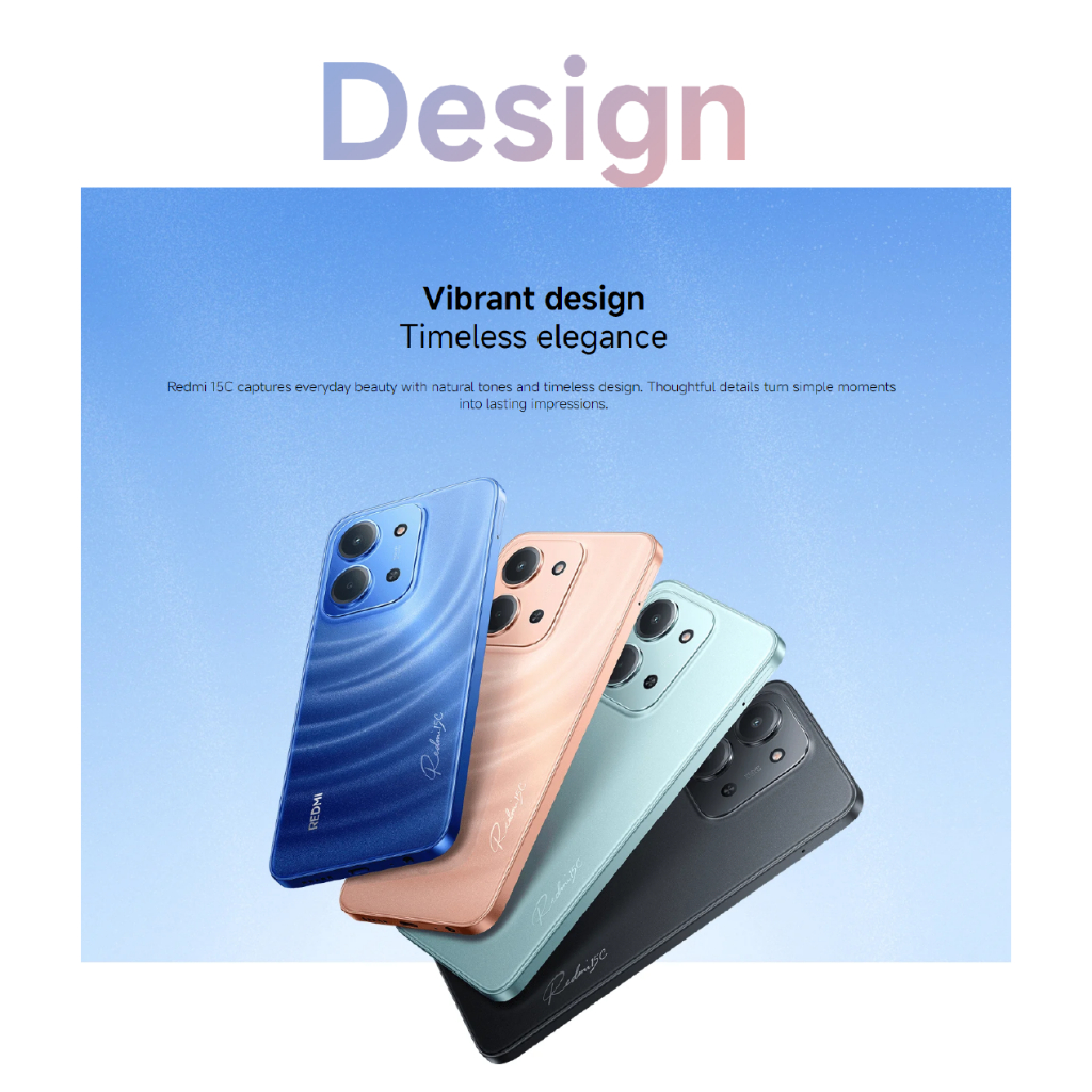 Điện thoại di động Redmi 15C 4GB/128GB Hỗ trợ NFC - Chính hãng (Nguyên Seal Chưa Active) | BigBuy360 - bigbuy360.vn