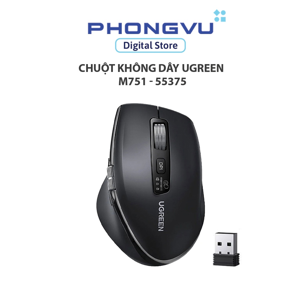 Chuột không dây Ugreen M751 - 55375 - Bảo hành 18 tháng